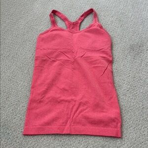Ribbed Pink Tank Top